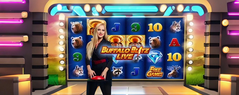 1aposta Caça-níqueis Buffalo Blitz ao Vivo
